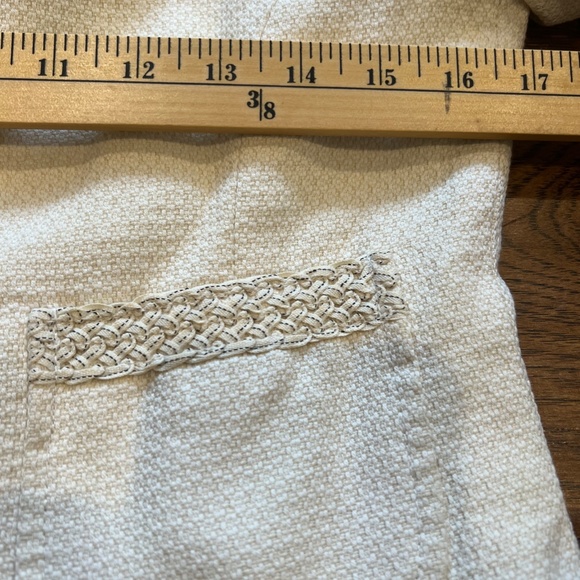 Trina Turk Cream Tweed Blazer - Picture 11 of 16